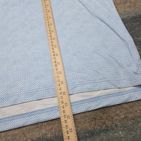 Johnny-O TPC Deere Run Golf Polo Shirt XL Blue Performance Stretch - Picture 9 of 9